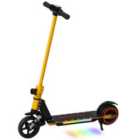 SPORTNOW Folding Electric Scooter w/ LED Lights and Display, Gold