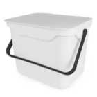 Easy Eco 5L Kitchen Compost Caddy - White
