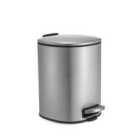 Blue Canyon Santorini 5L Pedal Bin Silver
