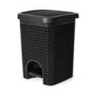 Blue Canyon Lace Design 5L Pedal Bin Black