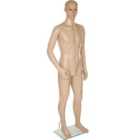 Tectake Adjustable Mannequin With Glass Plate Stand - Male