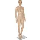 Tectake Adjustable Mannequin With Glass Plate Stand - Female