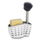 Marini Sink Organiser With Suckers Wh/Gy