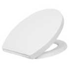 Round Soft Close Toilet Seat - White