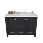Kardelen 120 Cm Bathroom Vanity - Dark Blue