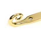 From The Anvil Polished Brass 8" Monkeytail Stay (steel Window)