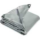 Tectake Heavy Duty Waterproof Tarpaulin 4 x 6 M