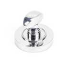 From The Anvil Polished Chrome Round Thumbturn Set (plain)