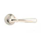 From The Anvil Polished Nickel Newbury Lever On Rose Set (plain) - Unsprung