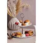 Price & Kensington Luxe 2 Tier Cake Stand White