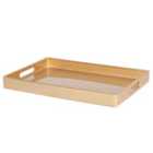 Rectangle Serving Tray - 34.5 X 25Cm - Gold