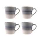 Mason Cash Reactive Fade Set Of 4 Mugs Grey