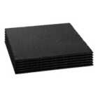 Argon Tableware Square Slate Placemats - 33cm - Pack of 6