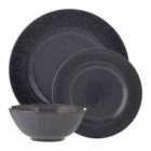 Mason Cash Reactive Linear Black 12 Piece Dinnerset