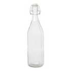 Argon Tableware Glass Bottle with Swing Top - 1.1 Litre
