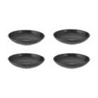 Mason Cash Reactive Linear Set Of 4 Black Pasta Bowls