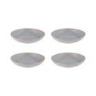 Mason Cash Reactive Linear Grey Set Of 4 Pasta Bowls