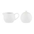 Price & Kensington Luxe Milk Jug & Sugar Bowl Set White