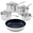Stellar Profile, 5 Piece Draining Saucepan Set