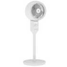 HOMCOM 9 Inch Air Circulator Fan 70? Oscillation Carry Handle Black White