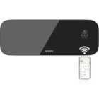 MYLEK Glass Overdoor Air Curtain Heater Fan 2000W - Black