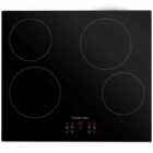 Russell Hobbs RH60EH413B 59Cm 4 Zone Electric Hob With Touch Control In Black