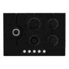 Statesman 75CM 5 ZONE GAS HOB GLASS BLACK