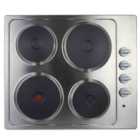 Statesman 60CM 4 PLATE ELECTRICAL HOB STAINLESS STEEL