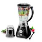 Geepas 550W 2 In 1 Food Jug Blender, Black