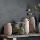 Gallery Direct Rocky Vase Small Earthy White 150x150x230mm