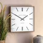 Putney Wall Clock Oak 50Cm