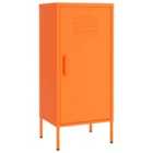 vidaXL Storage Cabinet Orange 42.5X35X101.5 Cm Steel