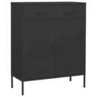 vidaXL Storage Cabinet Anthracite 80X35X101.5 Cm Steel