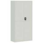 vidaXL File Cabinet Light Grey 90X40X180 Cm Steel