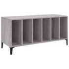 vidaXL Record Cabinet Grey Sonoma 100X38X48cm Engineered Wood