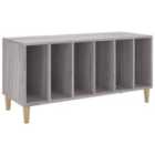 vidaXL Record Cabinet Grey Sonoma 100X38X48 Cm Engineered Wood