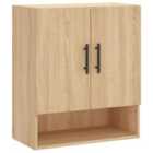 vidaXL Wall Cabinet Sonoma Oak 60X31X70 Cm Engineered Wood