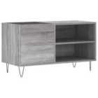 vidaXL Record Cabinet Grey Sonoma 85X38X48 Cm Engineered Wood