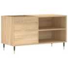 vidaXL Record Cabinet Sonoma Oak 85X38X48 Cm Engineered Wood