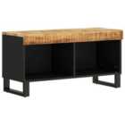 vidaXL Tv Cabinet 85X33X43.5 Cm Solid Wood Mango