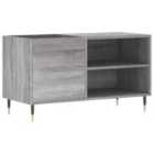 vidaXL Record Cabinet Grey Sonoma 85X38X48 Cm Engineered Wood