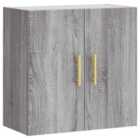 vidaXL Wall Cabinet Grey Sonoma 60X31X60 Cm Engineered Wood