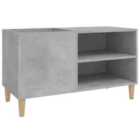 vidaXL Record Cabinet Concrete Grey 84.5X38X48 Cm Engineered Wood
