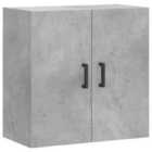 vidaXL Wall Cabinet Concrete Grey 60X31X60 Cm Engineered Wood
