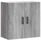 vidaXL Wall Cabinet Grey Sonoma 60X31X60 Cm Engineered Wood