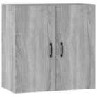 vidaXL Wall Cabinet Grey Sonoma 60X31X60 Cm Engineered Wood