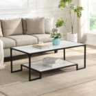 Artemis Home Zenith Rectangular Coffee Table With Shelf
