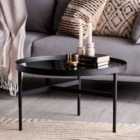 Julian Bowen Franki Mirror Glass Coffee Table