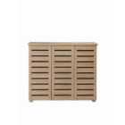 Essentials 3 Door Shoe Cabinet - Sonoma Oak