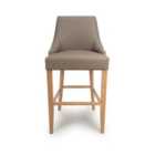 Furniture Link Cole Bar Chair Taupe